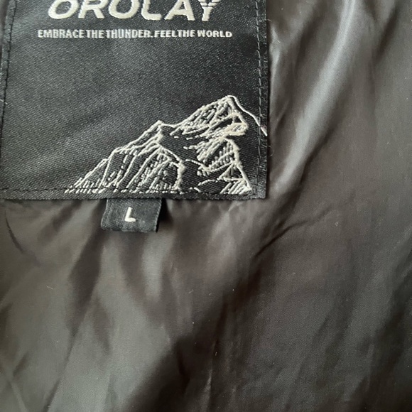 OROLAY Women’s Beige Jacket, size large, excellent condition - Picture 2 of 4
